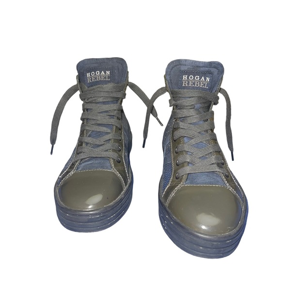Hogan REBEL hightop sneakers for ladies size 37 - Picture 6 of 11